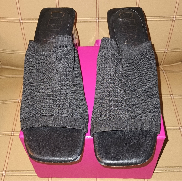 Deltan Shoes - Deltan Stylish Black Women's Shoes SZ7.5